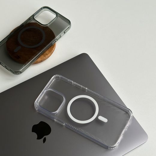 Чехол CasePro Protected Transparent Crystal для iPhone 15 Pro