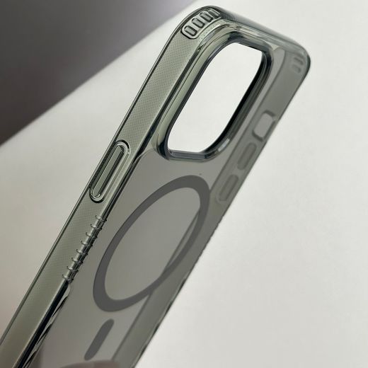 Чехол CasePro Protected Transparent Black для iPhone 15 Pro Max