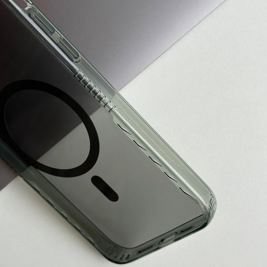 Чохол CasePro Protected Transparent Black для iPhone 15 Pro
