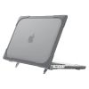 Противоударный чехол-накладка CasePro Protective Cover with Fold Kickstand Grey для MacBook Pro 14"  (2021 | 2022 | 2023  M1 | M2 | M3)