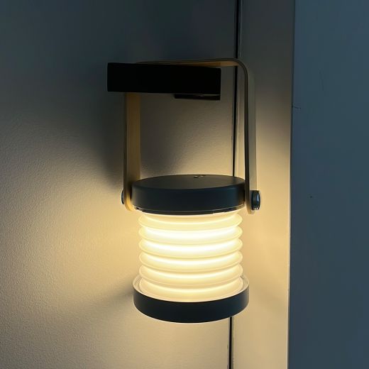 Світлодіодний настільний світильник, нічник CasePro Retractable Lantern Lamp Grey