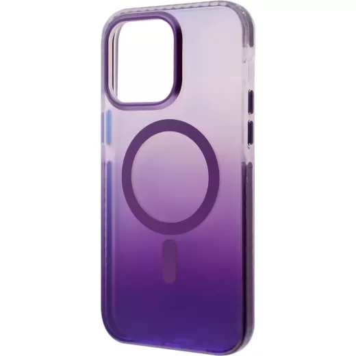 Чохол CasePro Shield Gradient with MagSafe Purple для iPhone 15 Pro Max