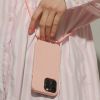 Силіконовий чохол з ремінцем CasePro Silicon Pink для iPhone 13 Pro Max