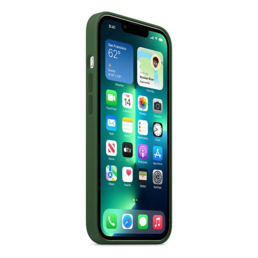 Силиконовый чехол CasePro Silicone Case (High Quality) Clover для iPhone 13 Pro
