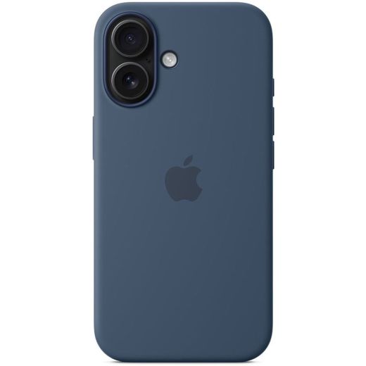 Силіконовий чохол CasePro Silicone Case with MagSafe (Camera Control) Denim для iPhone 16