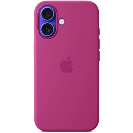 Силиконовый чехол CasePro Silicone Case with MagSafe (Camera Control) Fuchsia для iPhone 16