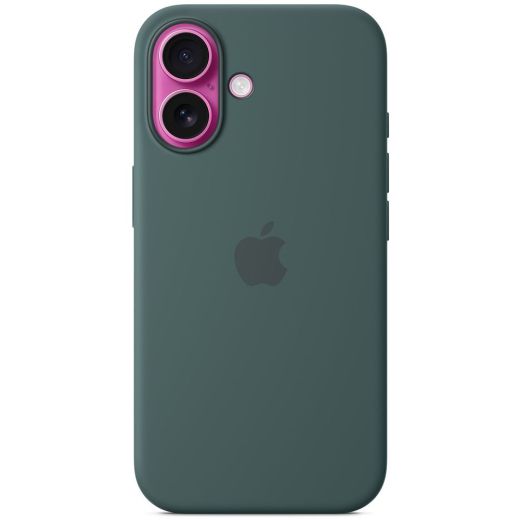 Силиконовый чехол CasePro Silicone Case with MagSafe (Camera Control) Lake Green для iPhone 16