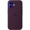 Силіконовий чохол CasePro Silicone Case with MagSafe (Camera Control) Plum для iPhone 16