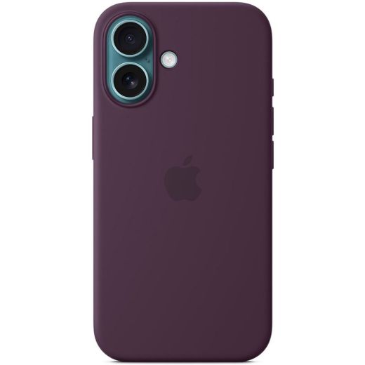 Силіконовий чохол CasePro Silicone Case with MagSafe (Camera Control) Plum для iPhone 16