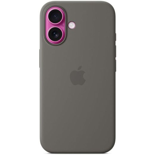 Силіконовий чохол CasePro Silicone Case with MagSafe (Camera Control) Stone Gray для iPhone 16