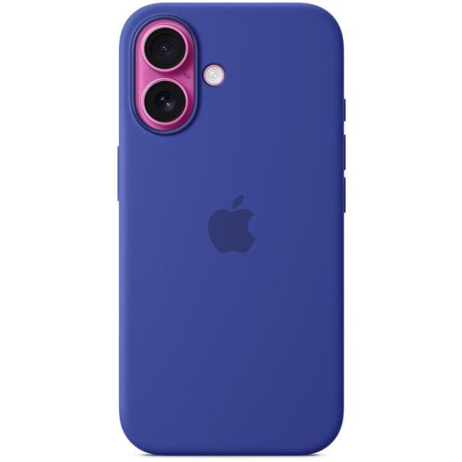 Силиконовый чехол CasePro Silicone Case with MagSafe (Camera Control) Ultramarine для iPhone 16