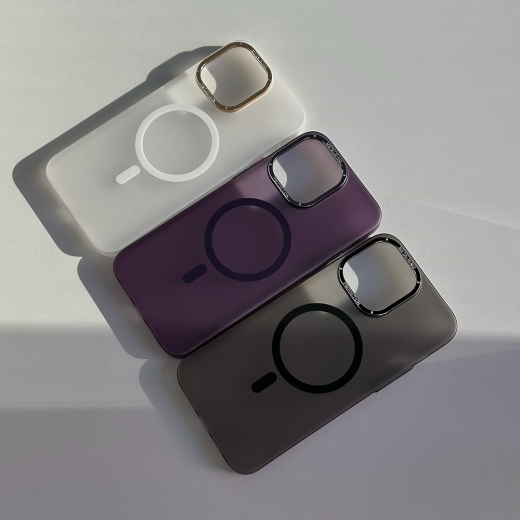Ультратонкий чехол CasePro Slim Matte with MagSafe Case Space Gray для iPhone 14 Pro