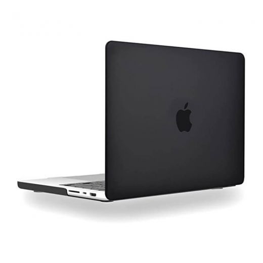 Пластиковый чехол CasePro Soft Touch Matte Black для MacBook Pro 16"  (M1| M2 | 2021 | 2023)