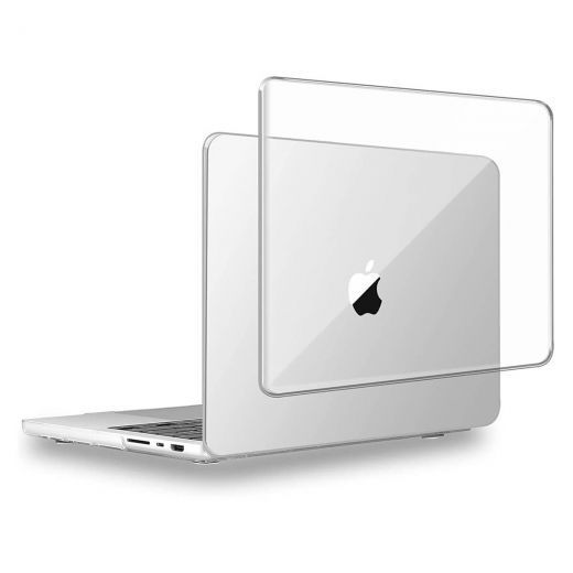 Пластиковий чохол CasePro Soft Touch Crystal Clear для MacBook Pro 14" (2021 | 2022 | 2023  M1 | M2 | M3)