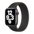 Силиконовый ремешок CasePro Solo Loop Black Size М для Apple Watch 45mm | 44mm | 42mm