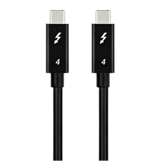 Кабель CasePro Thunderbolt 4 Cable Supports 8K Display USB-C to USB-C 1m Black