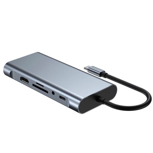Адаптер CasePro Type-C to HDTV 10 в 1 для Macbook Pro