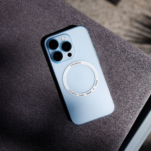 Ультратонкий чохол CasePro Ultra Thin MagSafe із захистом камери Transparent для iPhone 14 Pro