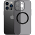 Ультратонкий чехол CasePro Ultra Thin MagSafe с защитой камеры Black для iPhone 14