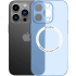 Ультратонкий чохол CasePro Ultra Thin MagSafe із захистом камери Blue для iPhone 14