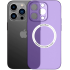 Ультратонкий чохол CasePro Ultra Thin MagSafe із захистом камери Purple для iPhone 14 Pro