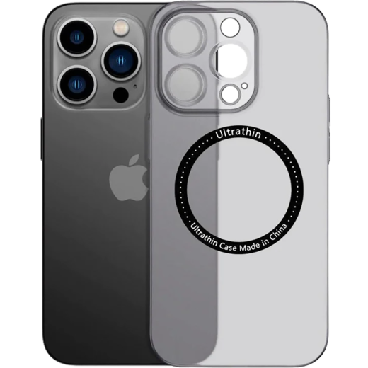 Ультратонкий чохол CasePro Ultra Thin MagSafe із захистом камери Transparent для iPhone 13