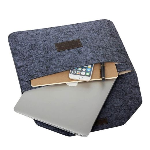 Чехол из войлока CasePro Voground Dark Grey для MacBook Pro 14"  (2021 | 2022 | 2023  M1 | M2 | M3)