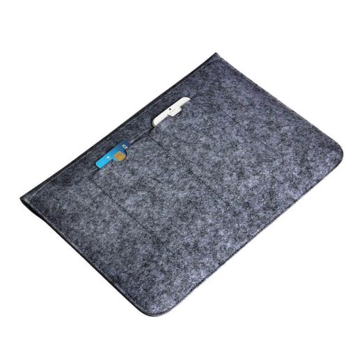 Чохол із повсті CasePro Voground Dark Grey для MacBook Pro 16" (2021 | 2022 | 2023  M1 | M2 | M3)| Air 15" M2 | M3 (2023 | 2024)