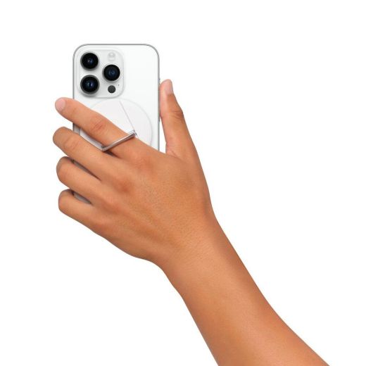 Магнітний тримач для мобільного телефону CasePro White для iPhone з MagSafe для MacBook