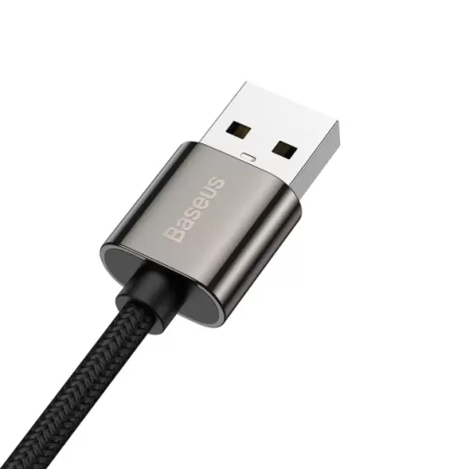 Кутовий кабель Baseus Legend Series Elbow Fast Charging 66W USB-A to USB-C 1m Black (CATCS-B01)