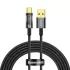 Кабель Baseus Explorer Series Auto Power-Off Fast Charging Data Cable 100W USB to USB Type-C 2m Black (CATS000301)