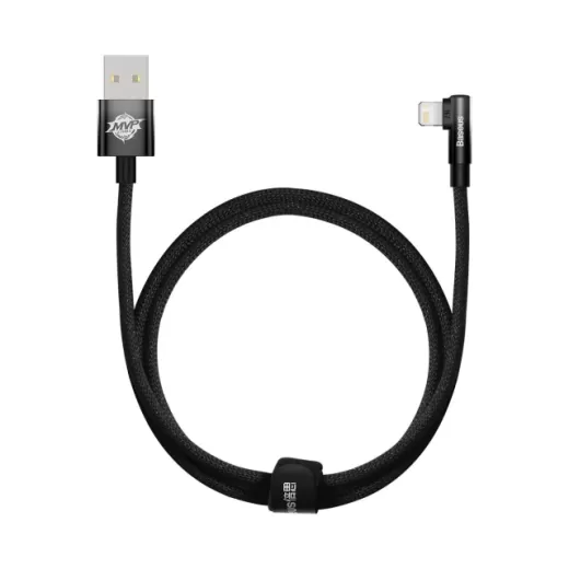 Кабель Baseus MVP 2 Elbow-shaped Data Cable Fast Charging 2.4A USB to Lightning 1m Black (CAVP000001)