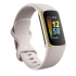 Фитнес-трекер Fitbit Charge 5 Lunar White / Soft Gold Stainless Steel