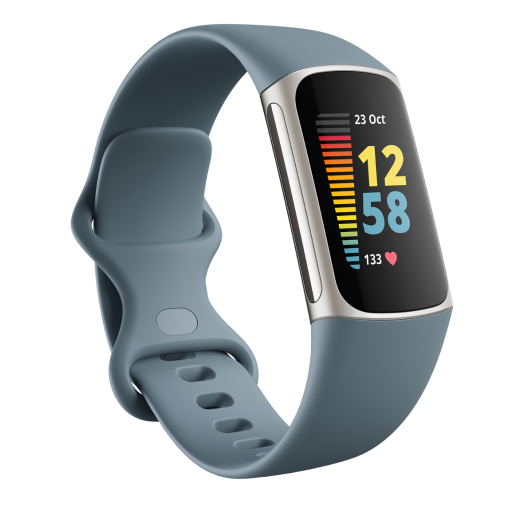 Фітнес-трекер Fitbit Charge 5 Steel Blue / Platinum Stainless Steel