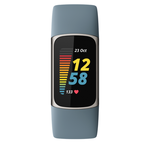 Фитнес-трекер Fitbit Charge 5 Steel Blue / Platinum Stainless Steel