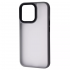 Чохол PRC Shadow Matte Metal Buttons Gray для iPhone 13