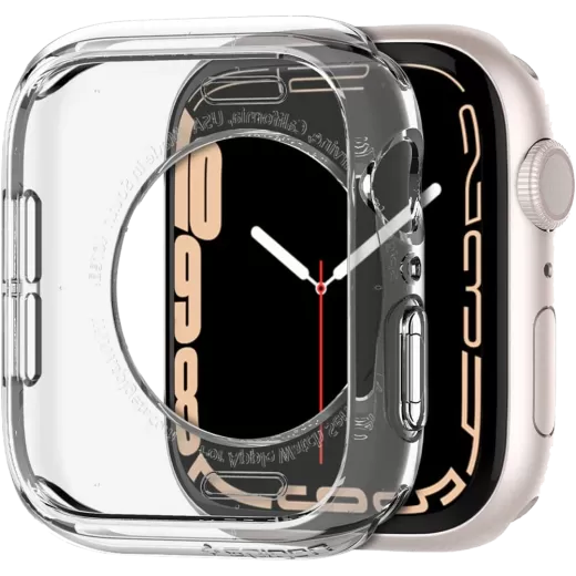 Чохол Spigen Liquid Crystal Crystal Clear для Apple Watch 45mm Series 9 | 8 | 7 (ACS04196)