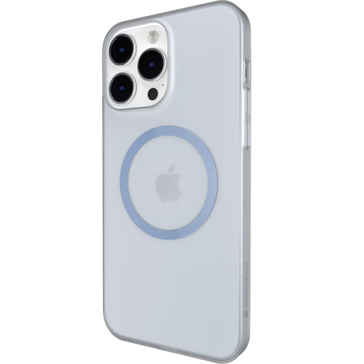 Тонкий чохол SwitchEasy Gravity M. Ultra Slim Magnetic Case/MagSafe Transparent Blue для iPhone 14 Pro (SPH61P022TU22)