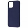 Шкіряний чохол  CasePro Genuine Leather Grainy Dark Blue для iPhone 12 | 12 Pro