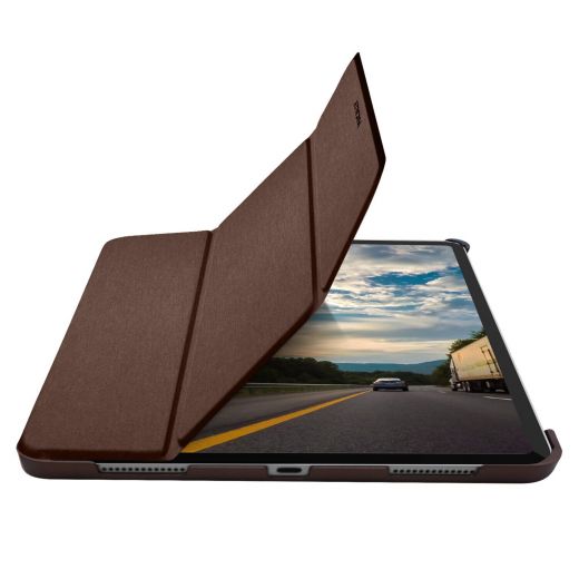 Чохол Macally Smart Folio Brown (BSTANDPRO4S-BR) для iPad Pro 11" (2018-2020)