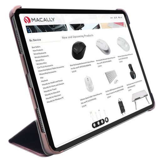 Чехол Macally Smart Folio Rose (BSTANDPRO4S-RS) для iPad Pro 11" (2018-2020)