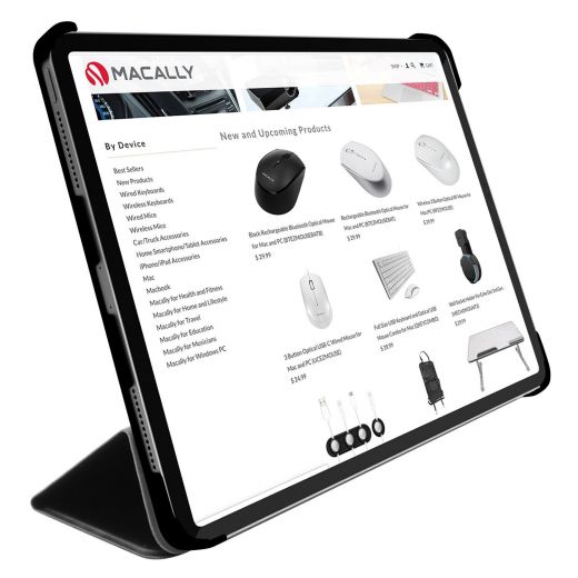 Чехол Macally Smart Folio Black (BSTANDPRO4L-B) для iPad Pro 12.9" (2018-2020)