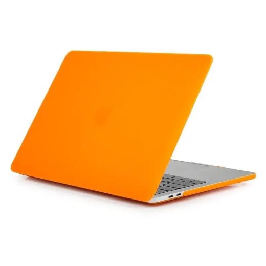 Чехол-накладка CasePro HardShell Crystal Orange для MacBook Air 13" (M1 | 2020 | 2019 | 2018)