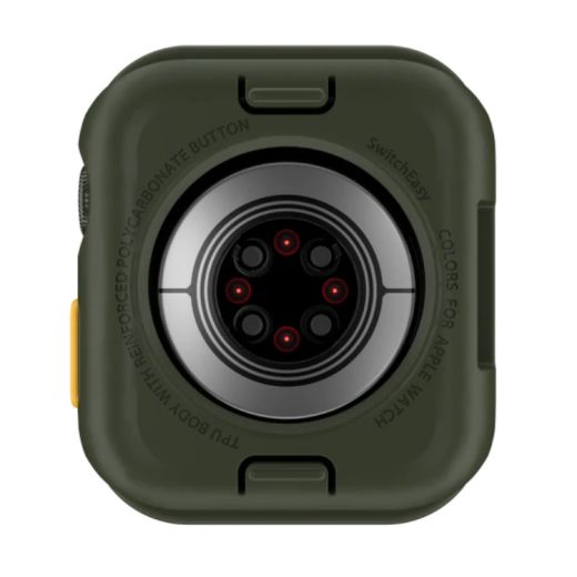 Чехол SwitchEasy Colors Army Green для Apple Watch 9 | 8 | 7  44mm|45mm (GS-107-231-139-108)