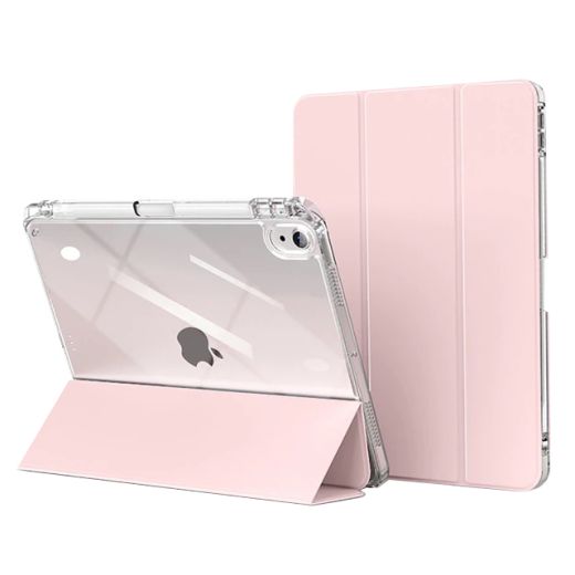 Чехол с держателем для стилуса Comma Joy PU with Pen Holder Series Pink для iPad 10.9" (2022)