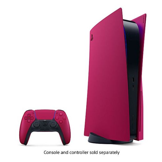 Сменная панель Sony Playstation 5 (PS5) Digital Edition Console Covers Cosmic Red