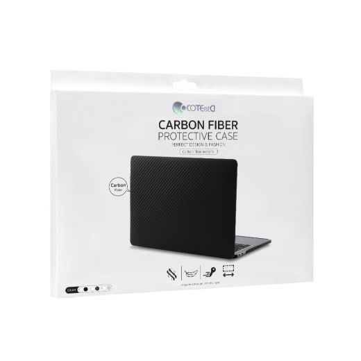Накладка COTEetCI Carbon Pattern Black для MacBook Air 13" (M1 | 2020 | 2019 | 2018) (11005-BK)