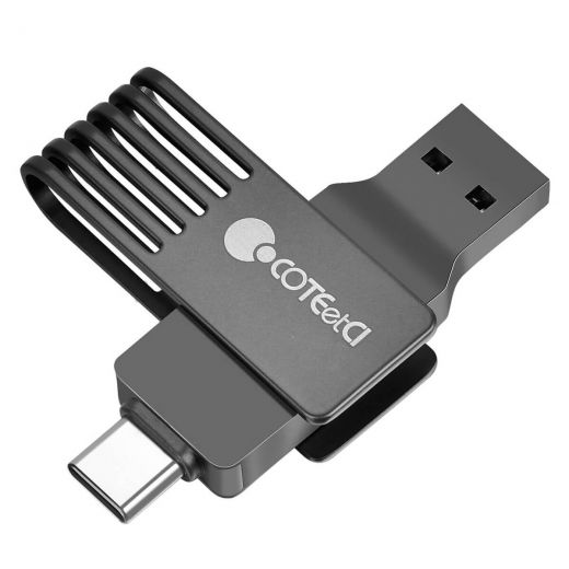 Флешка COTEetCI High-speed Flash Drive Type-C USB-A 64Gb