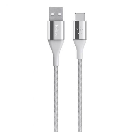 Кабель BELKIN MIXIT DuraTek USB-A to USB-C (1.2m) Silver
