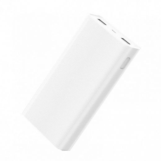 Павербанк (Зовнішній акумулятор) Xiaomi PowerBank2C 20000 mAh (3.6A, 2USB) (White) (VXN4212CN)